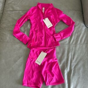 Lululemon Athletica Vibrant Pink Zip-Up